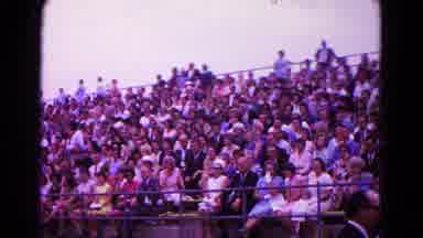 Hagerstown Maryland USA (1966): Old Footage Of What Looks Like People Watching A