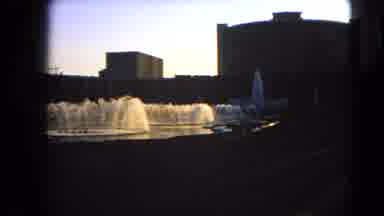 Las Vegas Nevada (1966): A Big Industrial Building With A Pretty Water Feature Out