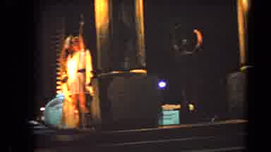 Las Vegas Nevada (1966): Statues Of Men Standing At Night Time