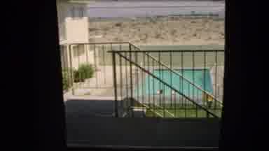 Las Vegas Nevada (1966): A View Of People Swimming In Their Private Swimming Pool