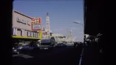 Las Vegas Nevada (1966): Traveling Through City Streets And Getting Stopped On A