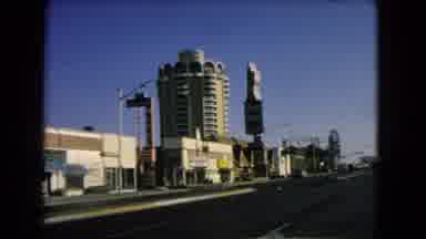 Las Vegas Nevada (1966): Modern City With Many Bright Buildings For A Beautiful