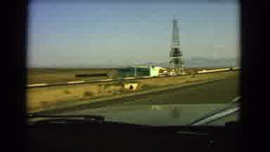 Las Vegas Nevada (1966): Passing A Radio Tower In The Valley On The Road