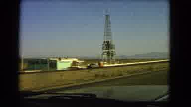 Las Vegas Nevada (1966): Fast Moving Vehicle About To Make A Turn As Indicated On
