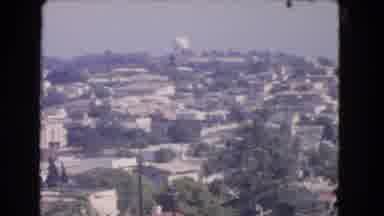 Los Angeles California (1966): Plane Landing On A Hot Sunny Day In An Area With