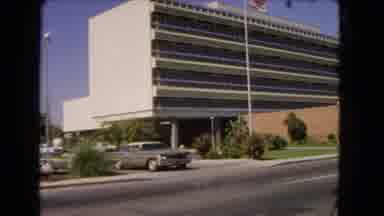 Los Angeles California (1966): The Car Leaving Car Park
