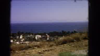 Los Angeles California (1966): Ocean View And Looking Down On A Town From Higher