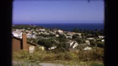 Los Angeles California (1966): Open Landscape Of A House With Fireplace In A