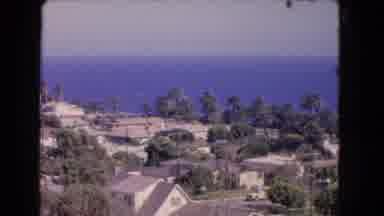 Los Angeles California (1966): Landscape Of The Blue Sky And The Blue Sea From The
