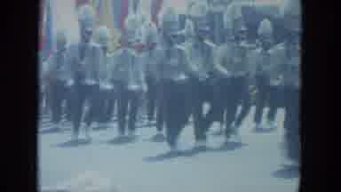 Milwaukee Wisconsin (1966): Men Marching With Feather Plumes On Their Hats And A