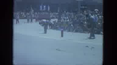 Milwaukee Wisconsin (1966): A Parade With Hundreds Of People Watching While A Band
