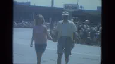 Milwaukee Wisconsin (1966): A Circus Contraption Along With Horses And A Camel And