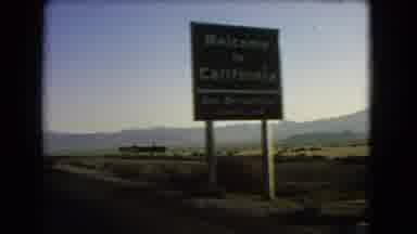 Nevada USA (1966): Video Of A Car Ride Through The Green Grass In Nature