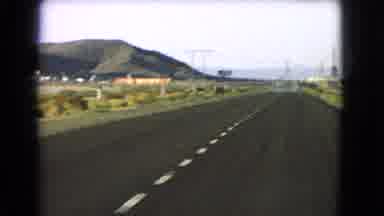Nevada USA (1966): Driving Down The Highway In Reverse