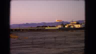 Nevada USA (1966): Scenic View Of Mountains In The Distance Filmed From A Moving