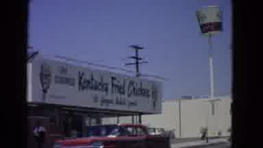 San Pedro California USA (1966): Image From A Car Driving In An Urban Area Near A