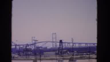 San Pedro California USA (1966): Film Footage Of An Industrial Park And Crane