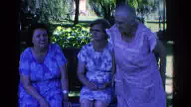 Silver Lake California (1966): Elder Women Enjoy A Day Outside