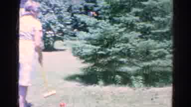 Silver Lake California (1966): Girls Fun Croquet Get Together In The Summer Sun