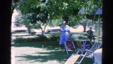 Silver Lake California (1966): Vintage Summer Family Game With Mom And Daughter
