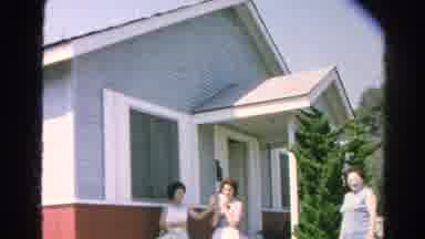 Silver Lake California (1966): The Person Is Coming Outside Of The House And