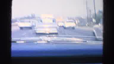 Silver Lake California (1966): Video Filmed Inside Of A Car On A Busy Highway