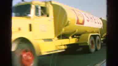 Silver Lake California (1966): Travelling Down A Highway While Passing A Big