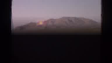 Silver Lake California (1966): Big White House With The Beautiful Sun Setting And