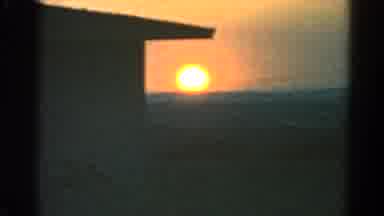 Silver Lake California (1966): The Sunset Filmed On The Horizon From The Back Of