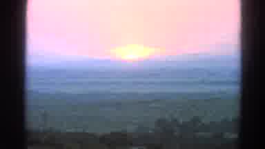 Silver Lake California (1966): Beautiful Sunset In The Late Afternoon A Little