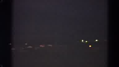 Silver Lake California (1966): Panning View Of City Lights From A Distance With