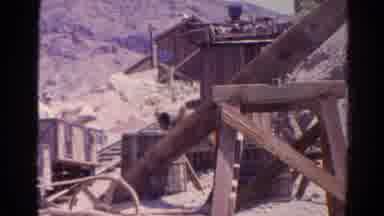 Silver Lake California (1966): People Riding A Mining Cart In A Mining Themed Park