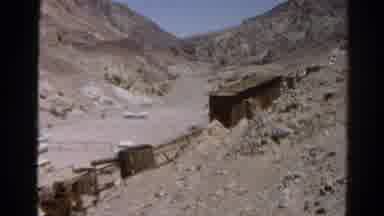 Silver Lake California (1966): Cars All Lined Up And Carts Moving Around A Mine In