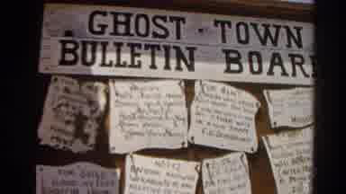 Silver Lake California (1966): Old Western Town With Ghost Town Bulletin Board