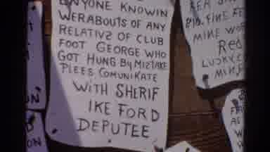 Silver Lake California (1966): A View Of Old Style Signs Asking For Workers