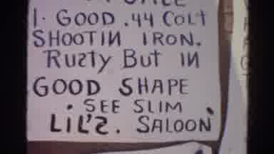 Silver Lake California (1966): Gimmick Poster Attached To The Side Of A Building