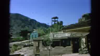Silver Lake California (1966): A Train Going Under A Tunnel And Some Old