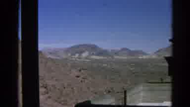Silver Lake California (1966): View Taken From An Old Freight Train Of A Landscape