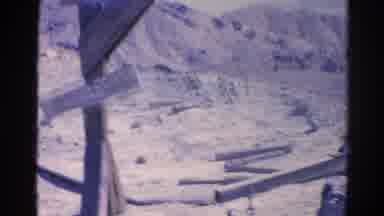 Silver Lake California (1966): Footage Of An Old Horse And Cart Navigating It's