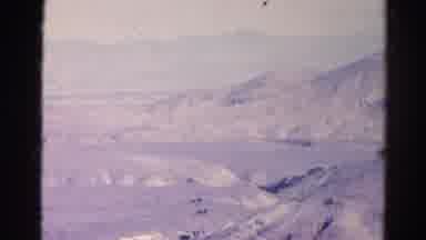 Silver Lake California (1966): Mountain And Roads Connecting A Train