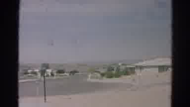 Silver Lake California (1966): View Of A Cul De Sac And A Garage With A Woman