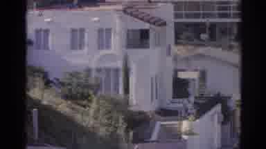 Silver Lake California (1966): Kids In The Street Running Around In Front Of A Big