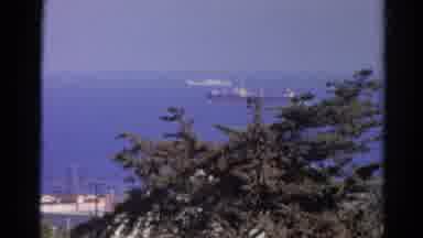 Silver Lake California (1966): Two Ships Passing Each Other On The Ocean In The