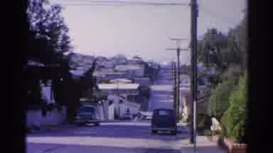 Silver Lake California (1966): Street View Of Old Cars On Either Side Of The