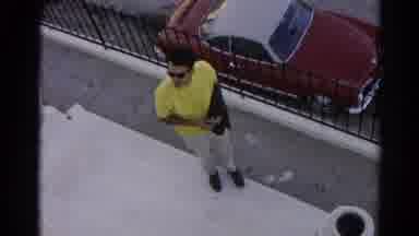 Silver Lake California (1966): A Guy With The Yellow T Shirt And A Lady In Pink