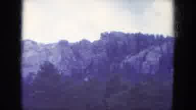 South Dakota USA (1966): Looking At The Beautiful Mountain View In The North Very