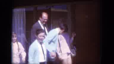 South Dakota USA (1966): Various People Walking Along The Street