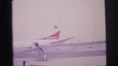 Brazil (1967): Airport Passengers Boarding Airplane Jeep Vintage Film Stairs Old