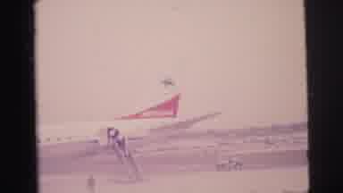 Brazil (1967): Large Passenger Plane Taxiing Down A Runway Preparing To Take Off