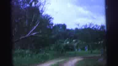 Brazil (1967): Driving Up To A Large House From A Dirt Track Road